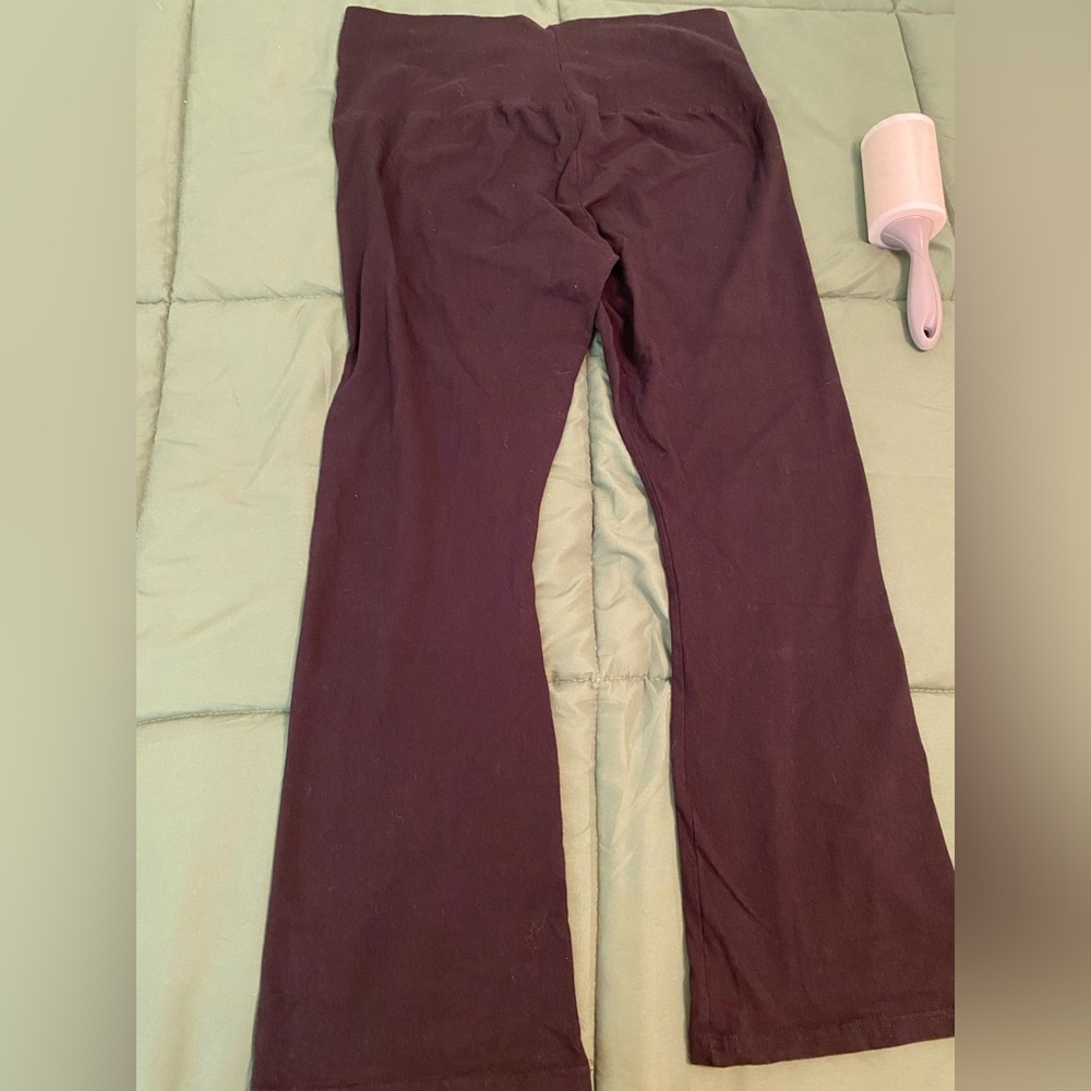 Times Two Maternity Black Flare Pants
